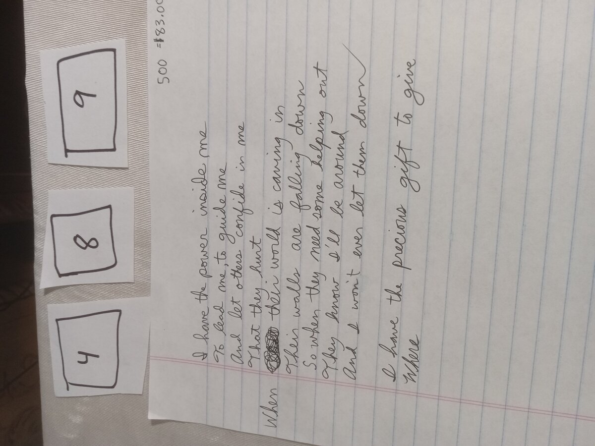 Item 489 — I Have the Power Inside Me, picture 1 of 1