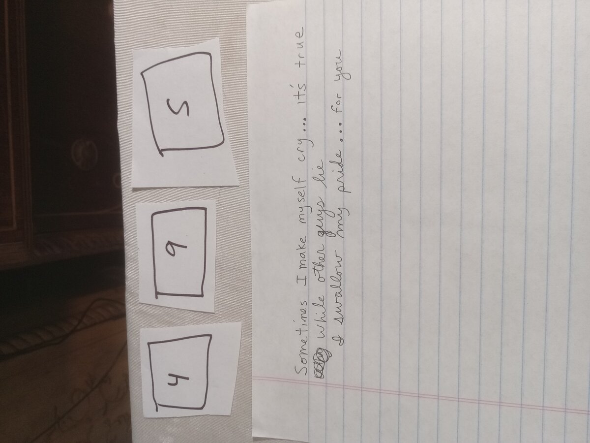 Item 495 — Sometimes I Make Myself Cry, picture 1 of 1