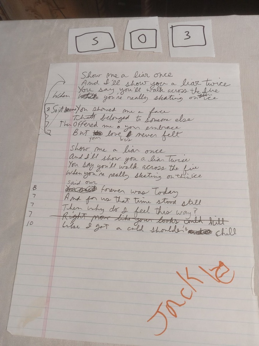Item 503 — Show me a liar once, picture 1 of 2