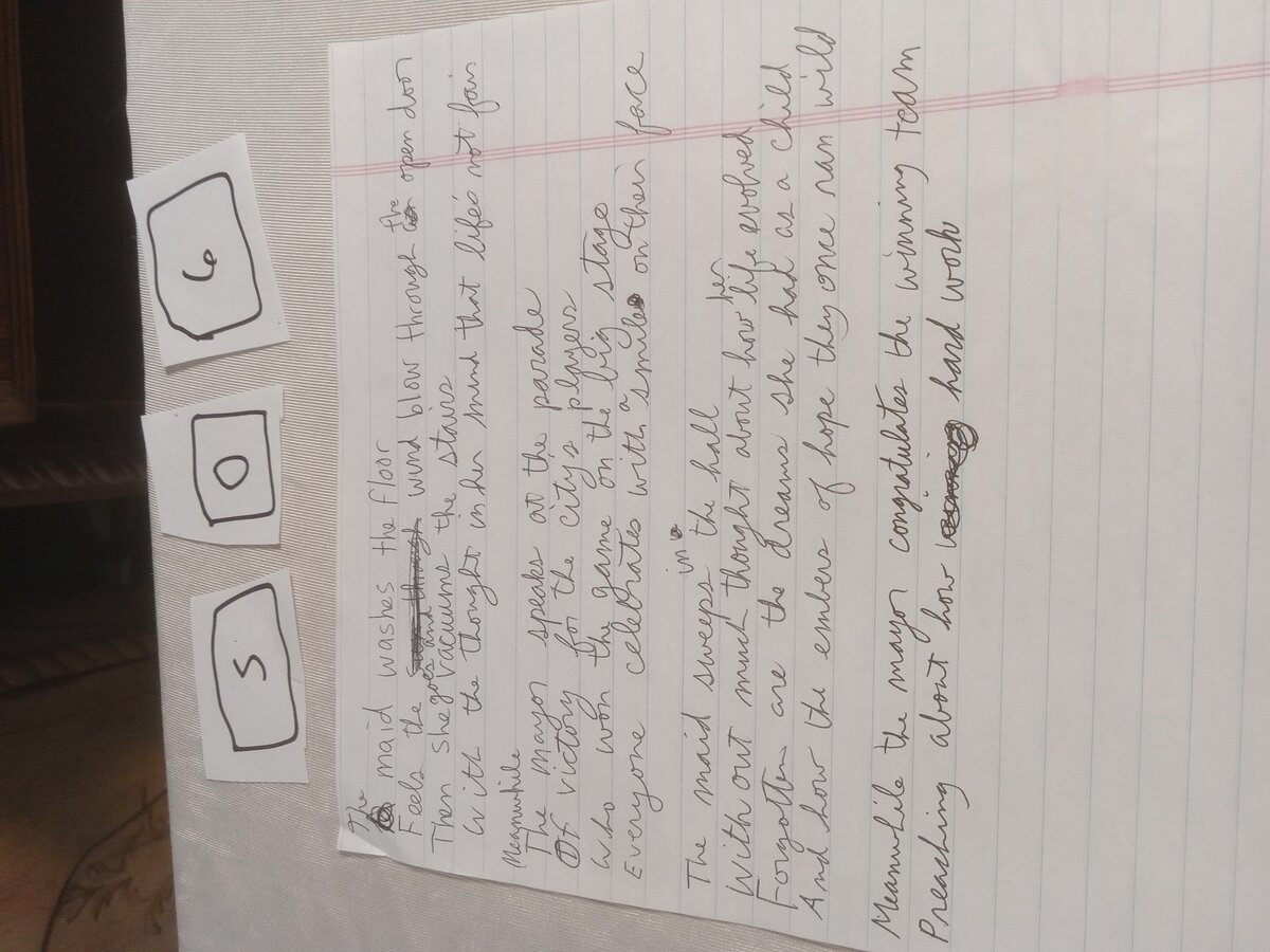 Item 506 — The maid washes the floor, picture 1 of 4