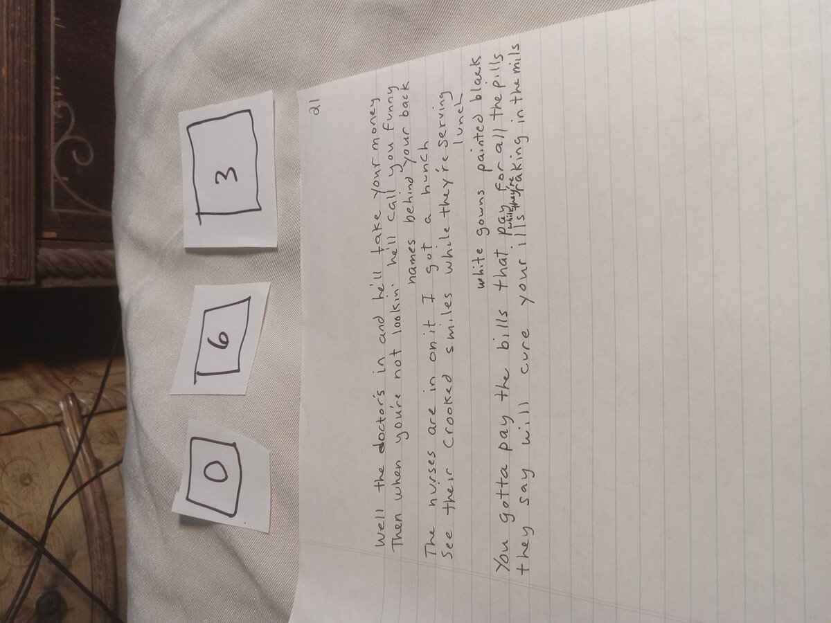 Item 63 — Well the doctor's in and he'll take your money, picture 1 of 1