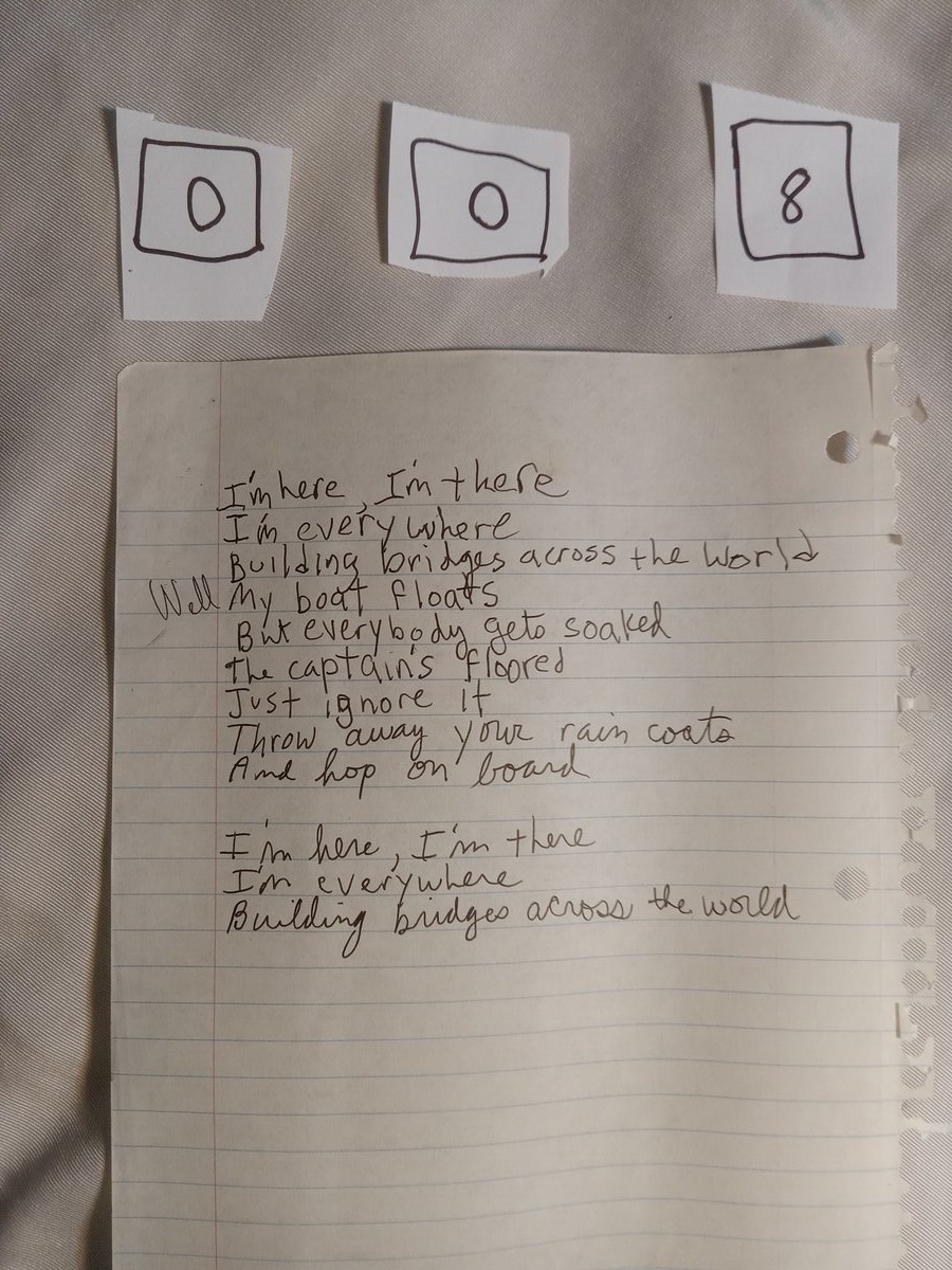 Item 8 — I'm here, I'm there, picture 1 of 1