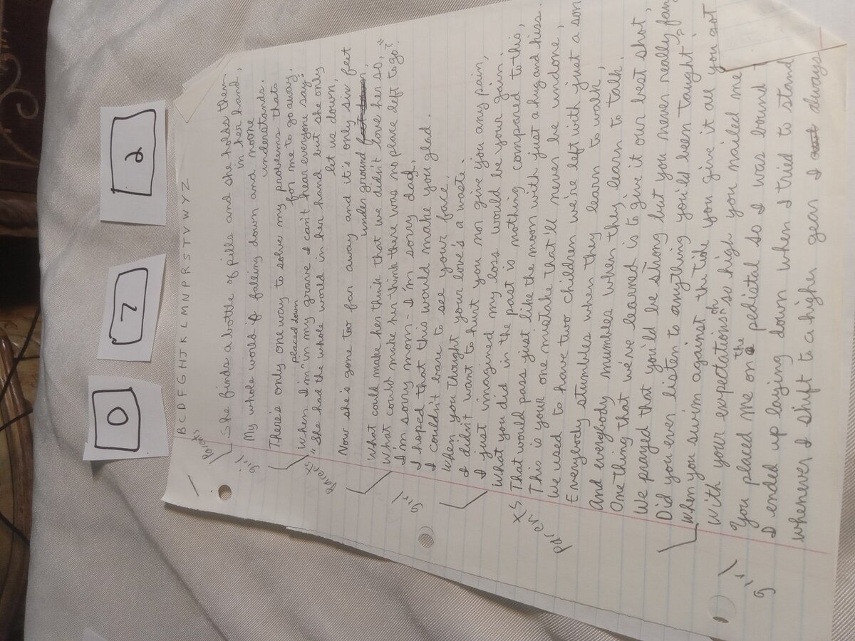 Item 72 — She finds a bottle of pills and she holds them in her hand, picture 1 of 2