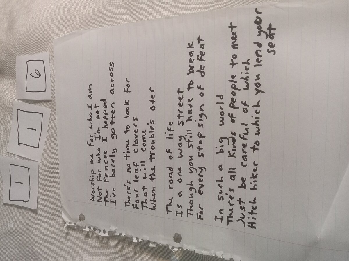 Item 116 — Worship me for who I am, picture 1 of 1