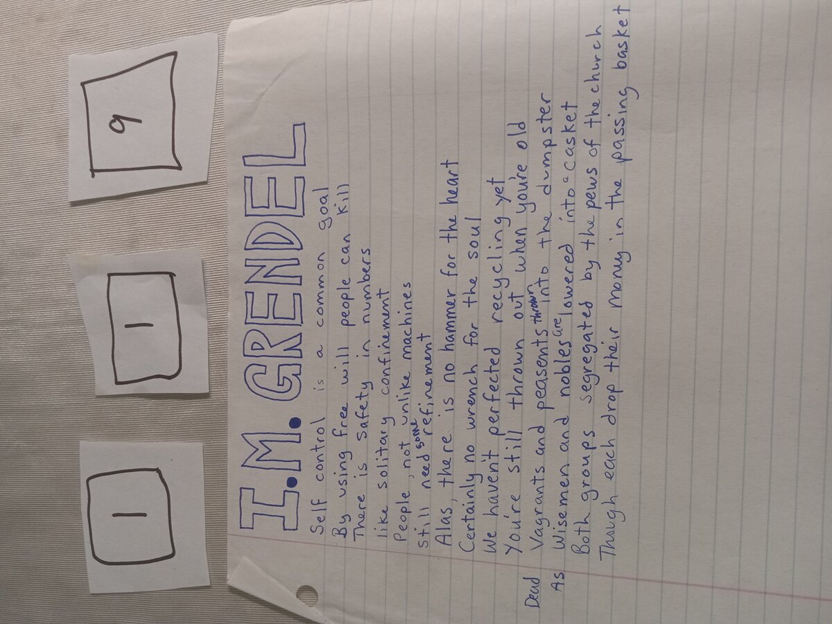 Item 119 — I.M. GRENDEL, picture 1 of 1