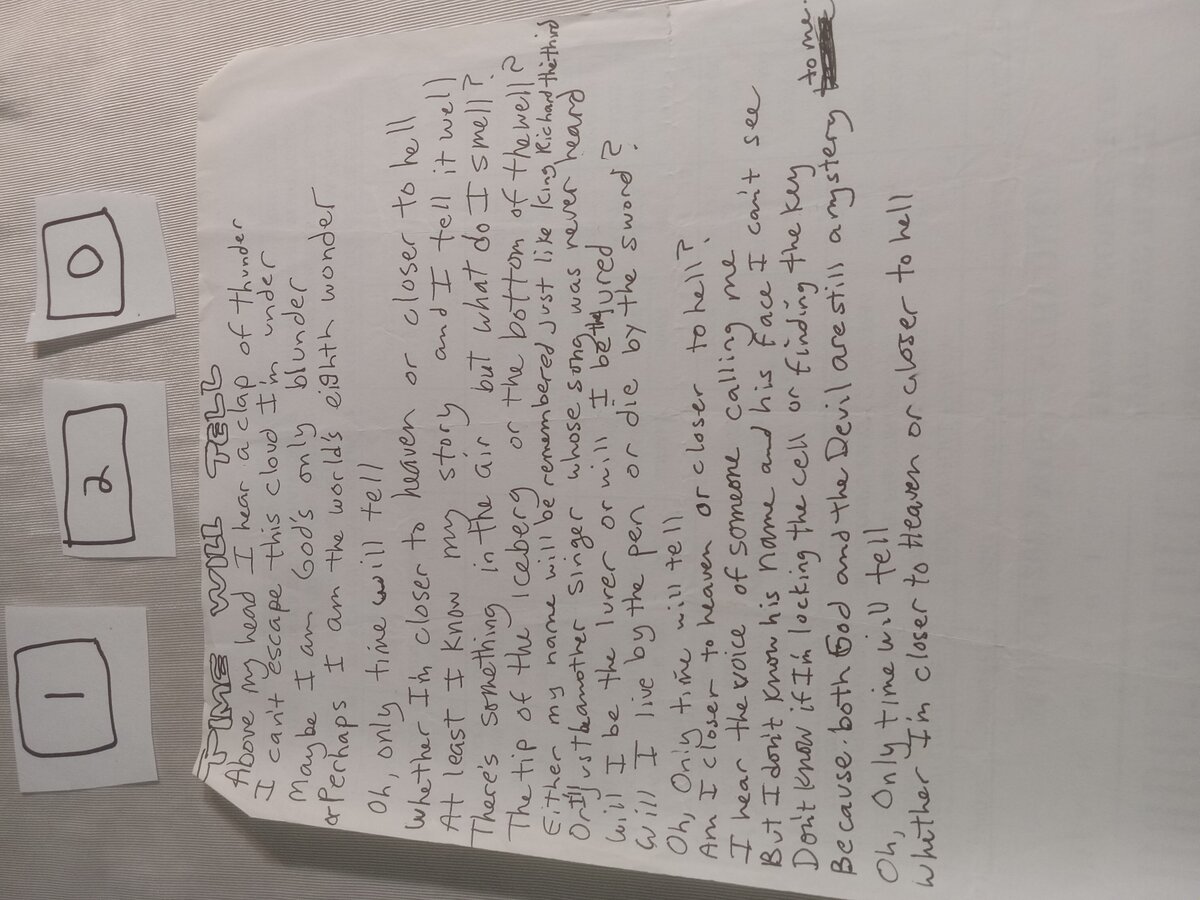 Item 120 — TIME WILL TELL, picture 1 of 2