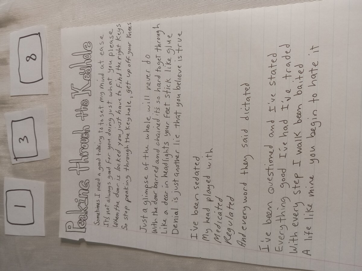 Item 138 — PEAKING THROUGH THE KEYHOLE, picture 1 of 1