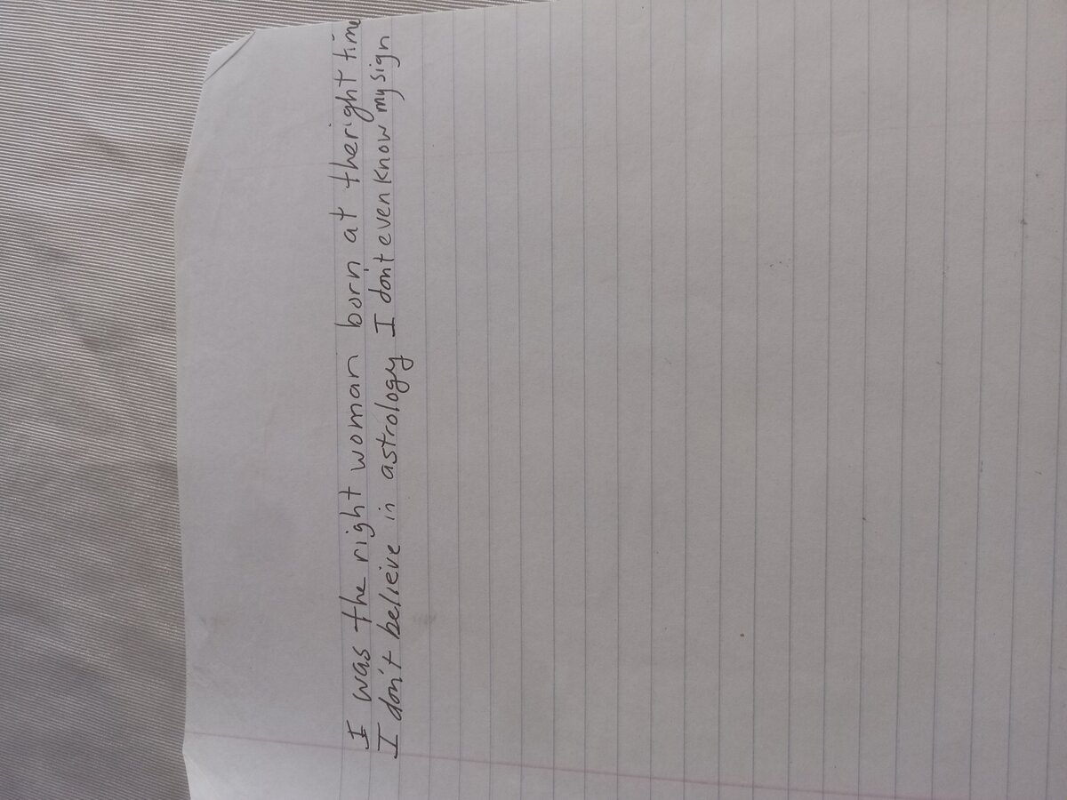 Item 888 — I was the right woman born at the right time, picture 2 of 2