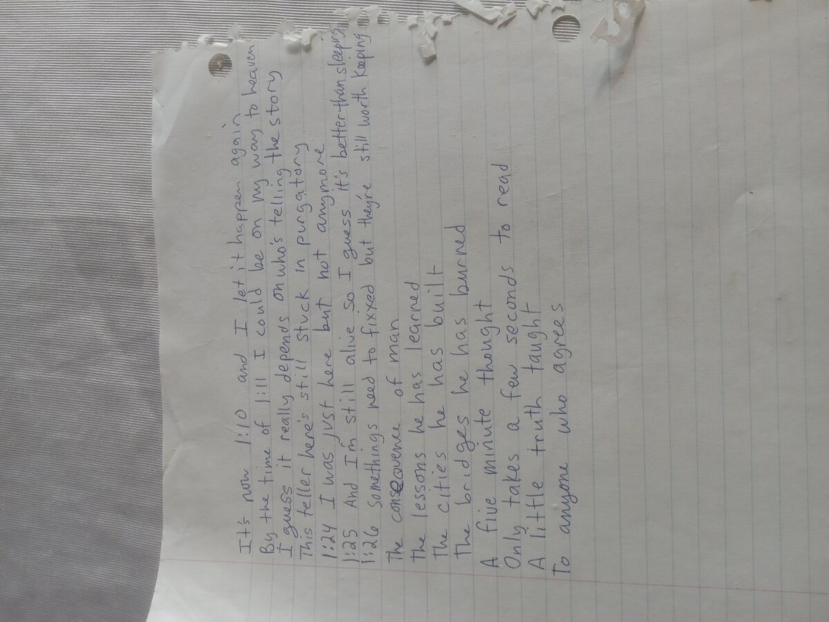 Item 571 — It's Now 1:10 and I Let It Happen Again, picture 2 of 2