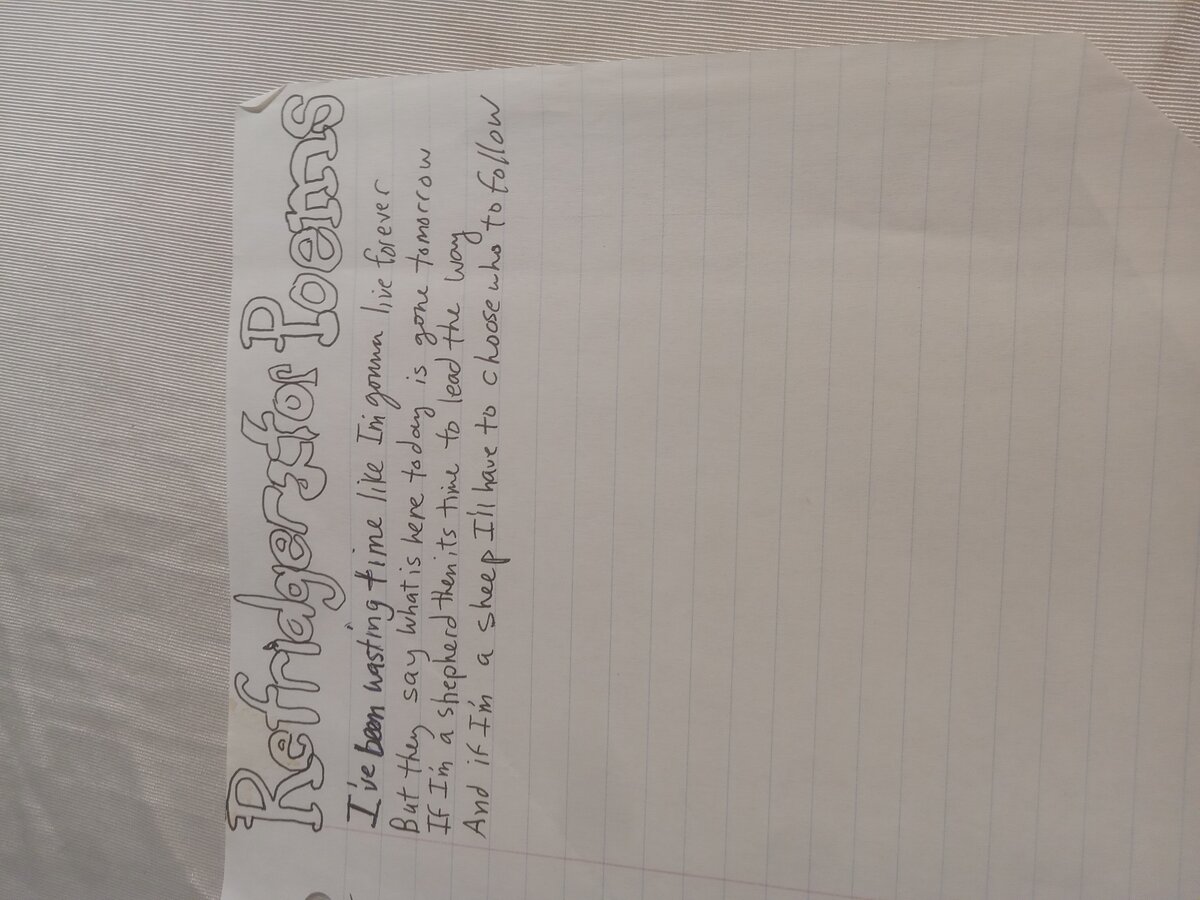 Item 914 — Refridgerator Poems, picture 2 of 2