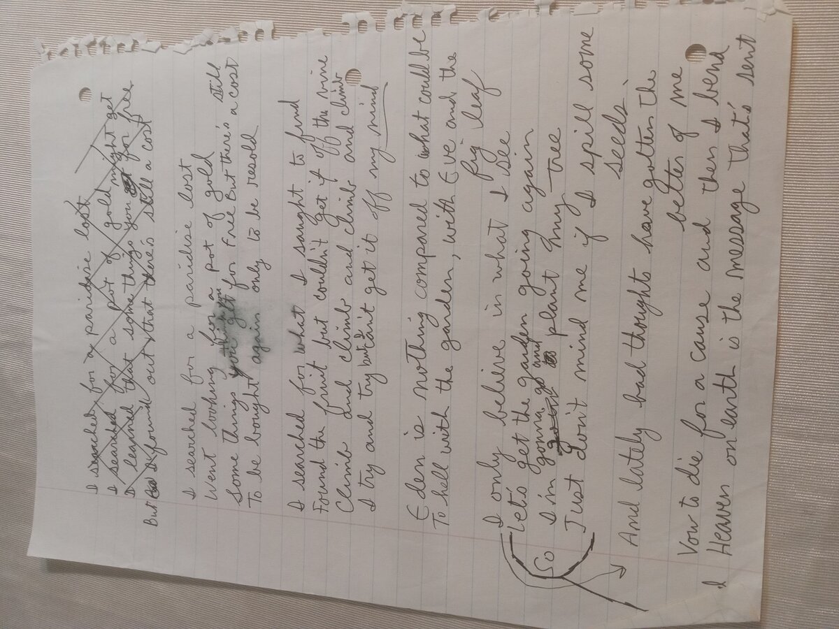 Item 586 — I searched for a paradise lost, picture 2 of 2