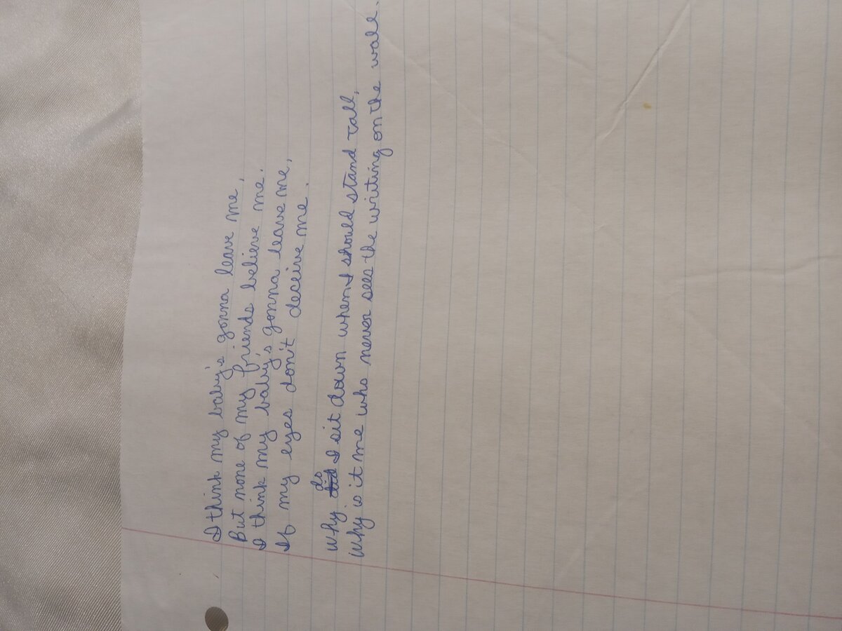 Item 1027 — I think my baby's gonna leave me, picture 2 of 2
