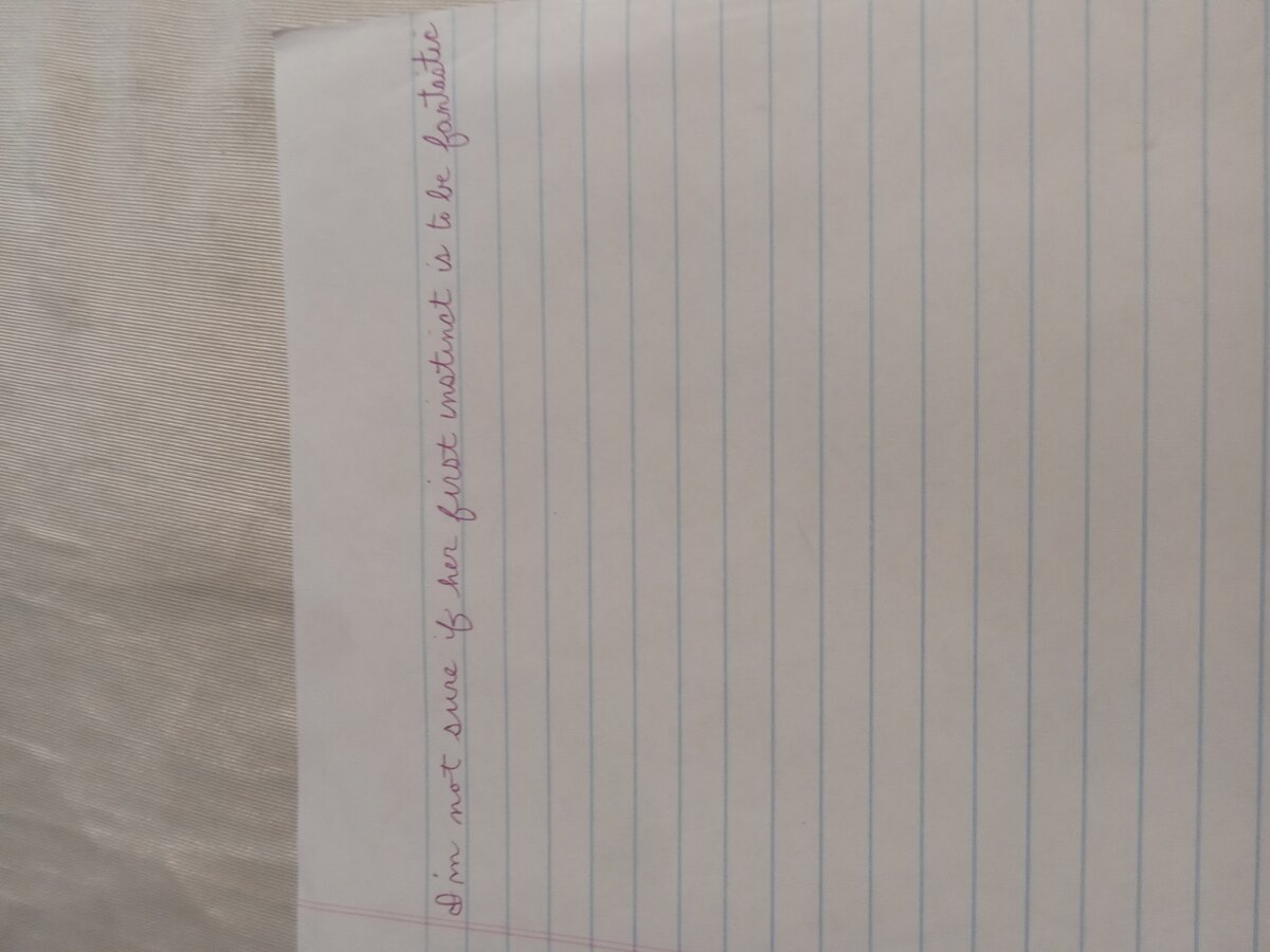 Item 927 — I'm not sure if her first instinct is to be fantastic, picture 2 of 2