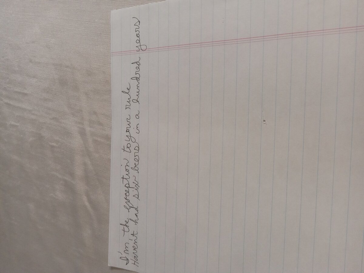 Item 855 — I'm the exception to your rule, picture 2 of 2