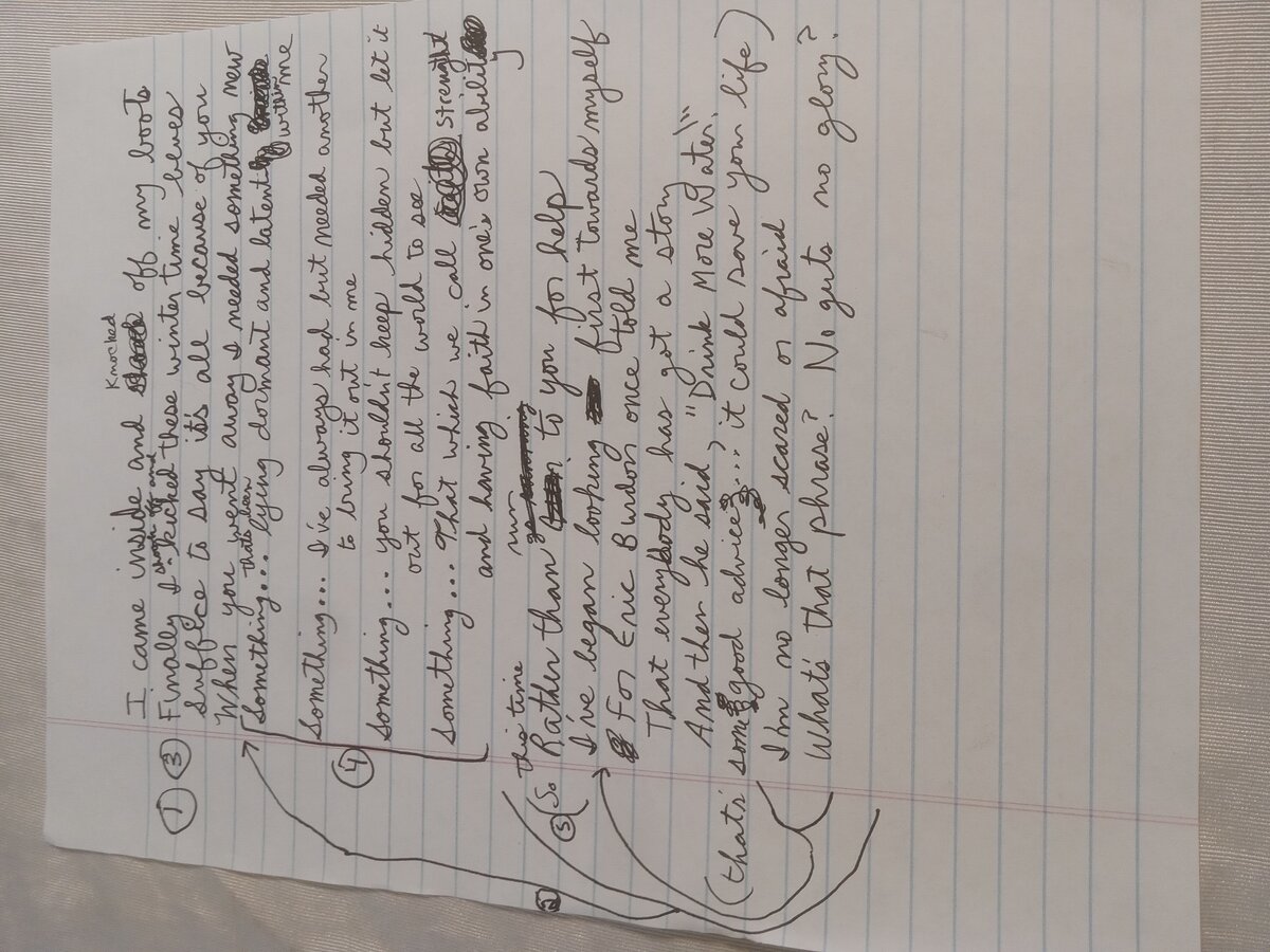 Item 589 — I came inside and knocked off my boots, picture 2 of 2