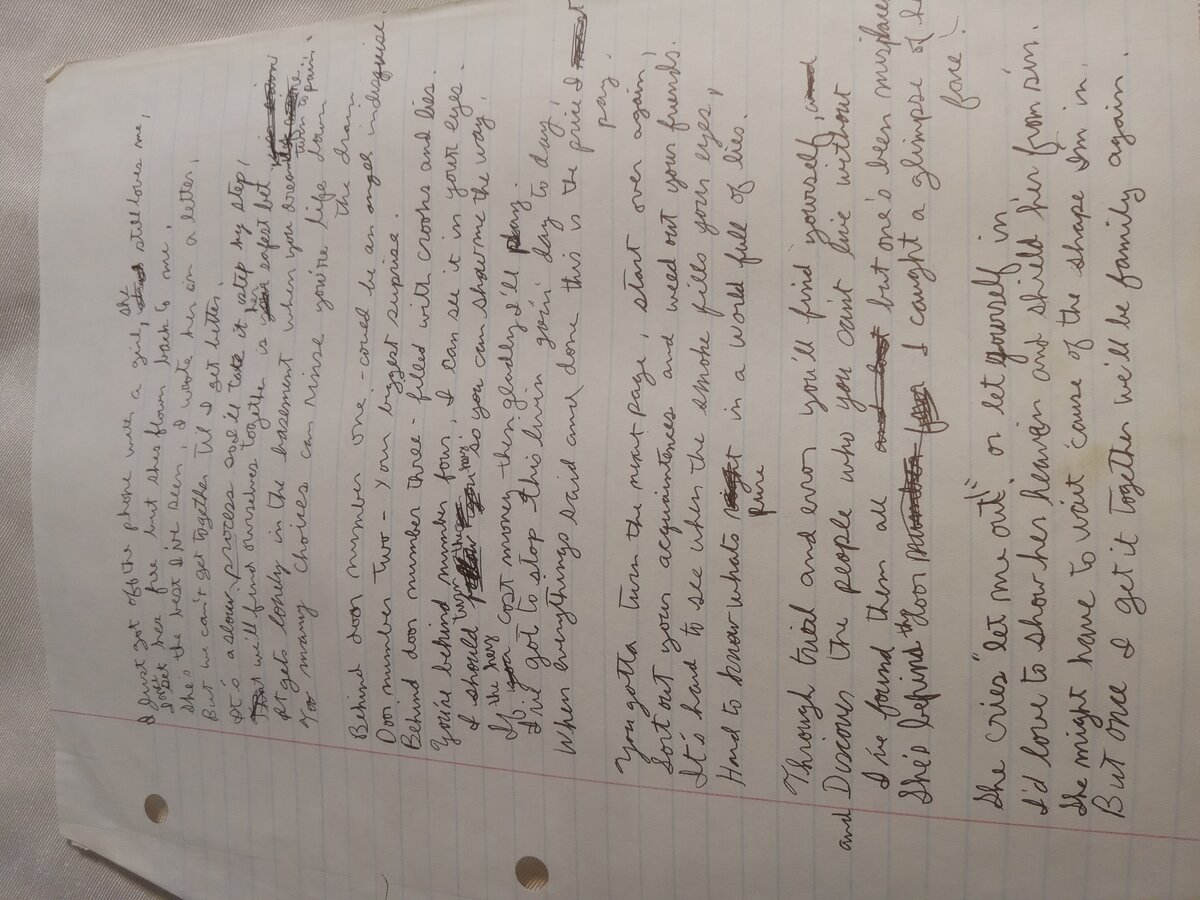 Item 535 — I Just Got Off the Phone With a Girl, She Still Loves Me, picture 2 of 2