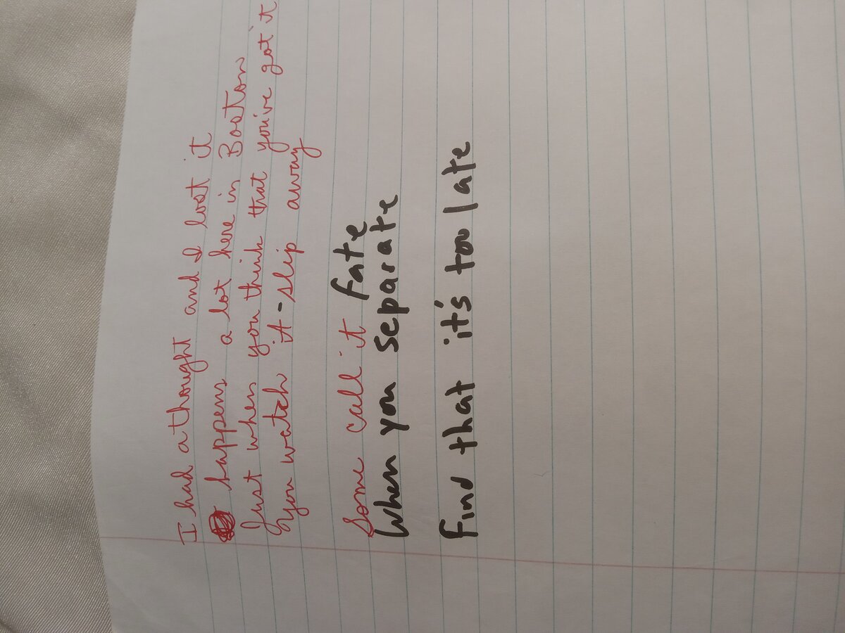 Item 781 — I had a thought and I lost it, it happens a lot here in Boston, picture 2 of 2