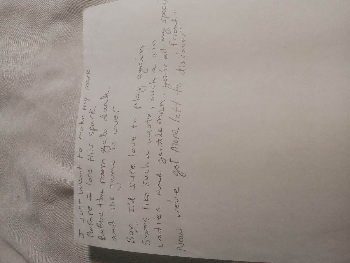 Item 713 — I just want to make my mark, picture 2 of 2