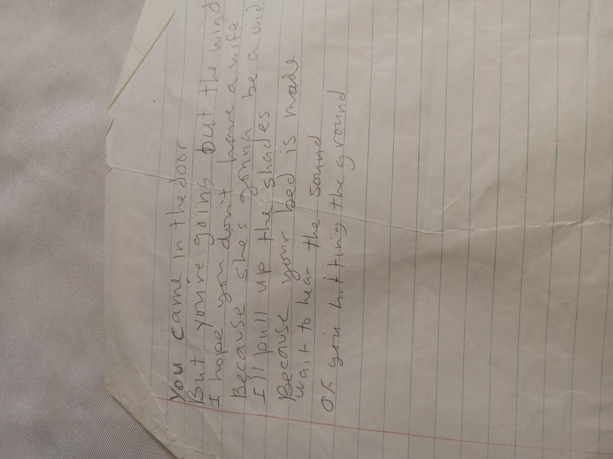 Item 1009 — You came in the door, picture 2 of 2