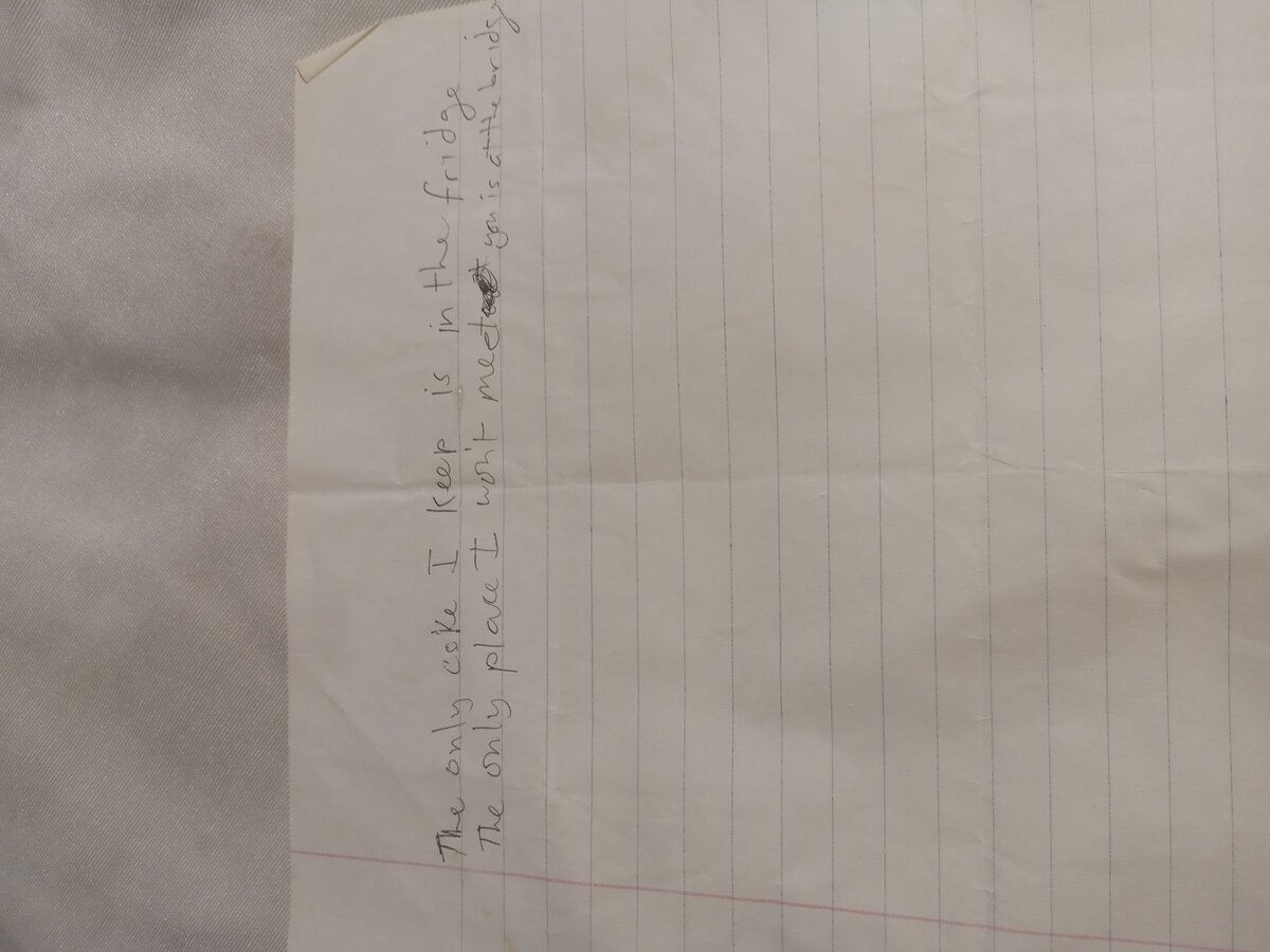 Item 1008 — The only coke I keep is in the fridge, picture 2 of 2