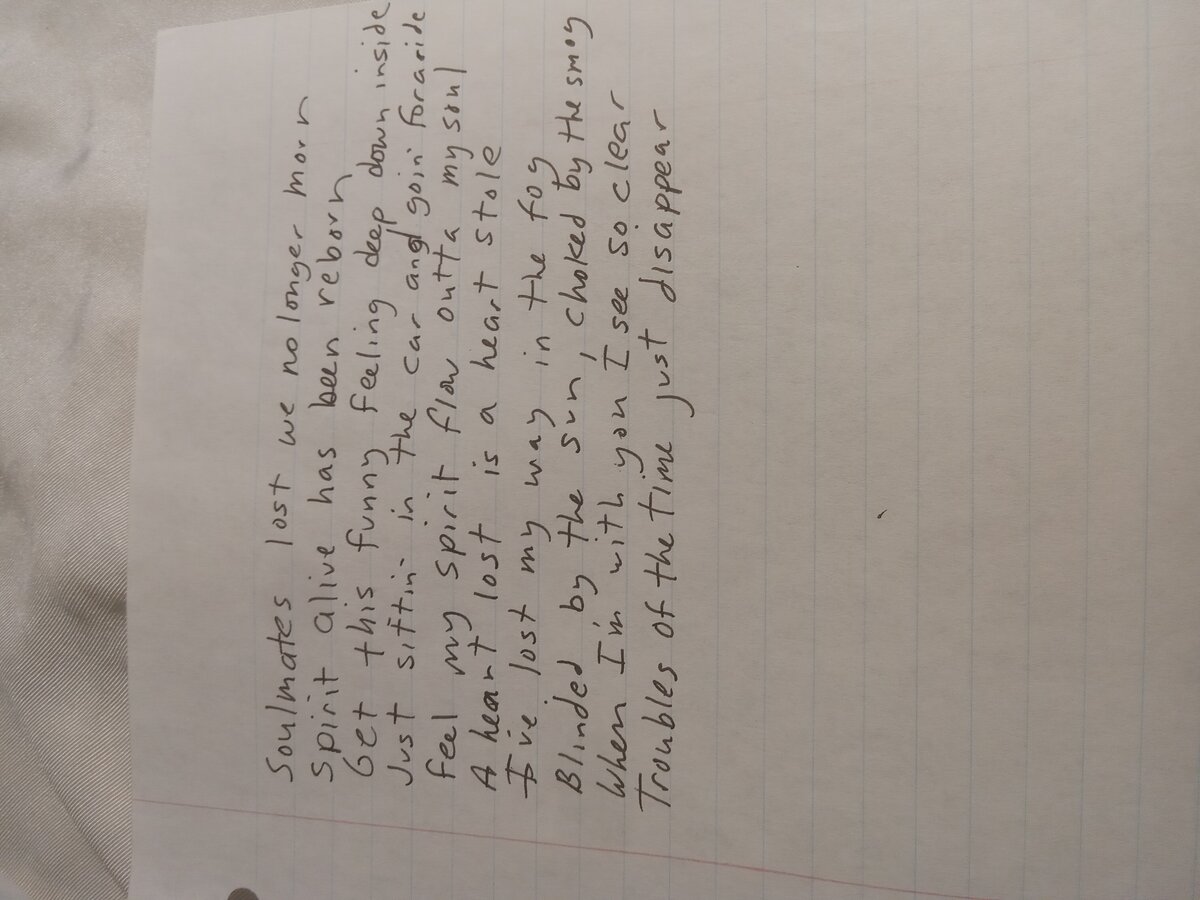 Item 1061 — Soulmates lost we no longer morn, picture 2 of 2