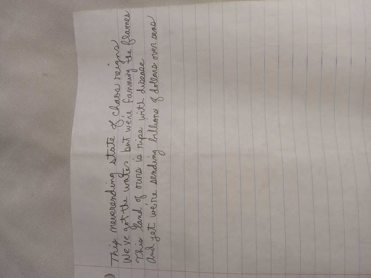 Item 1031 — This neverending state of chaos reigns, picture 2 of 2