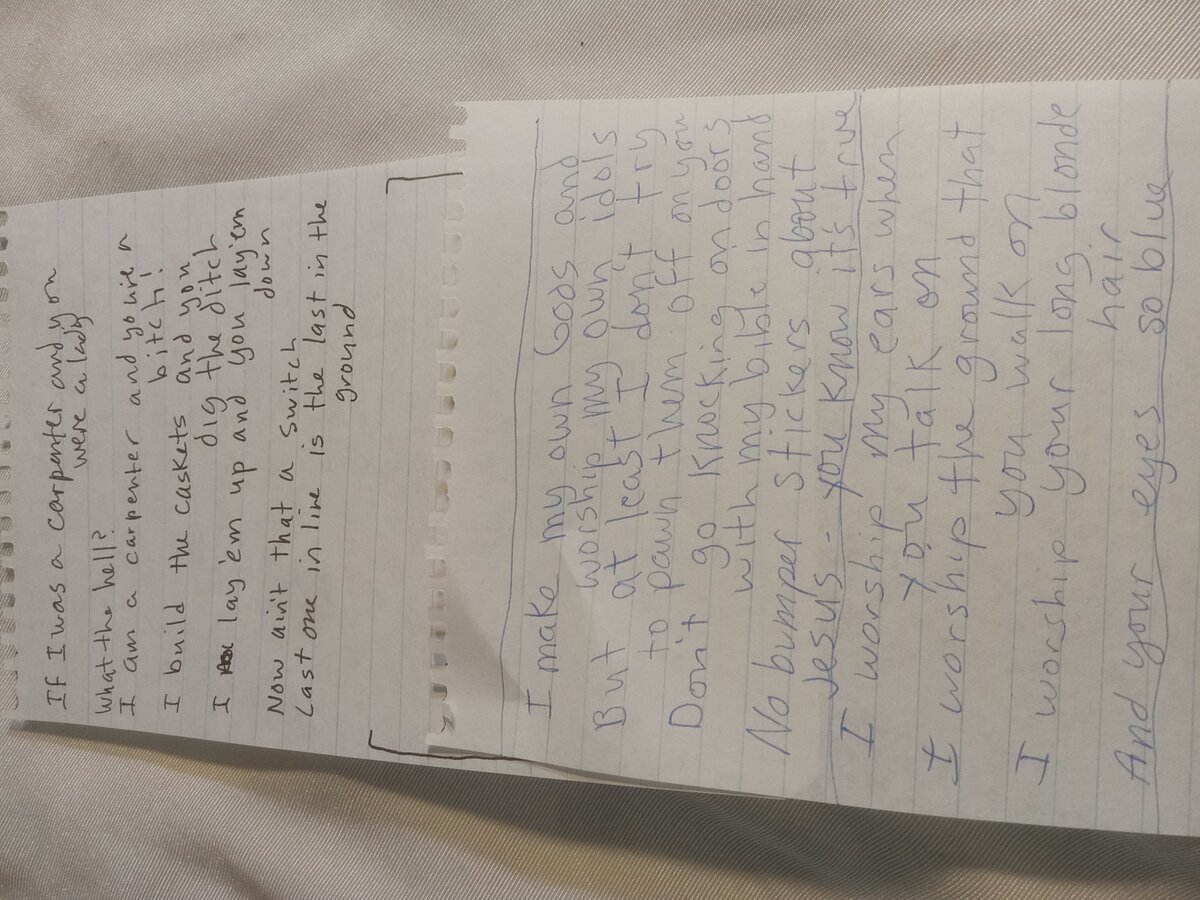 Item 812 — If I was a carpenter and you, picture 2 of 2