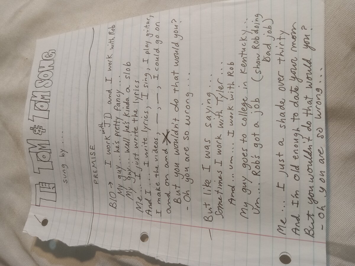 Item 952 — THE TOM & TOM SONG, picture 4 of 4