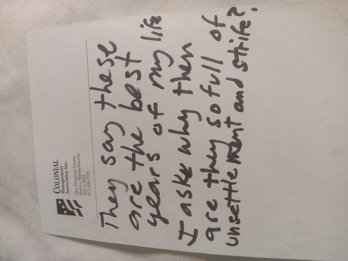 Item 809 — They say these are the best years of my life, picture 2 of 2