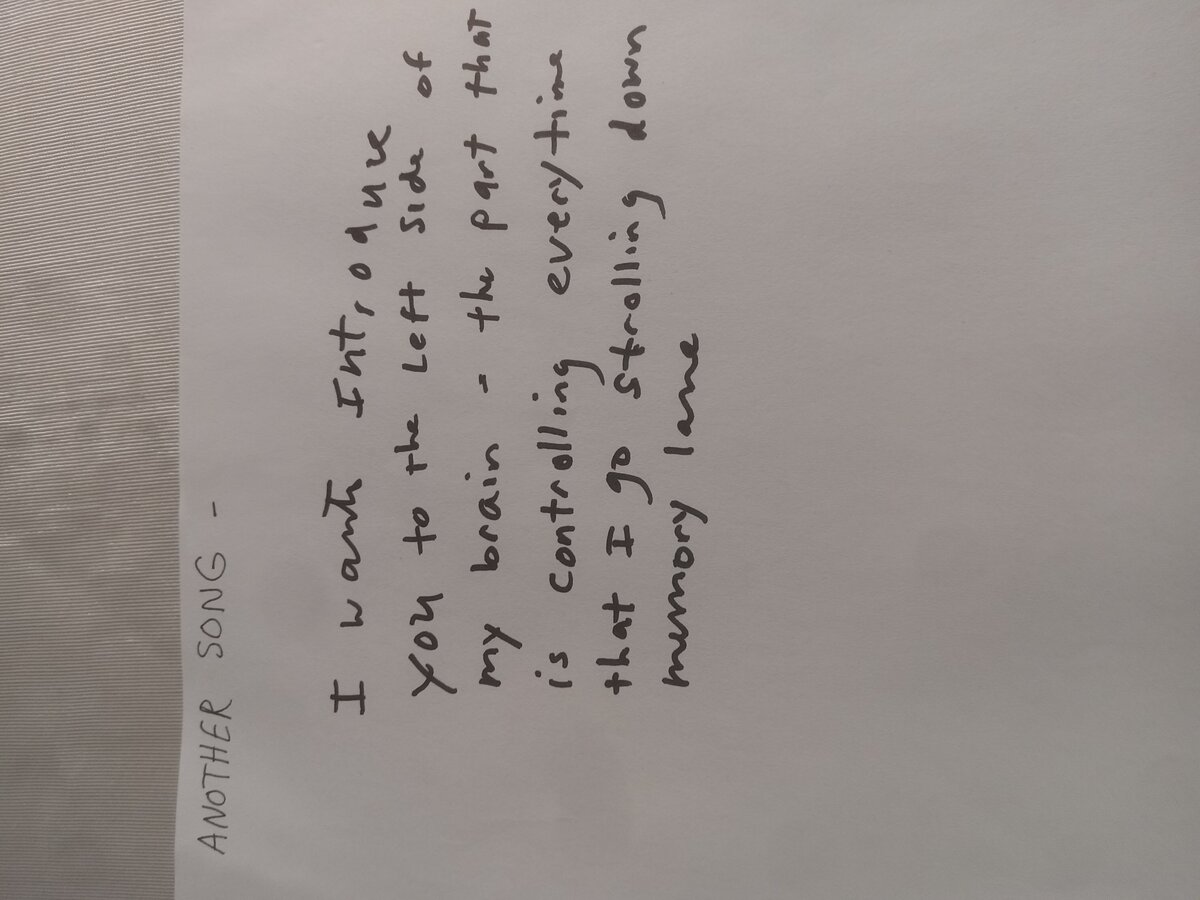 Item 972 — ANOTHER SONG, picture 2 of 2