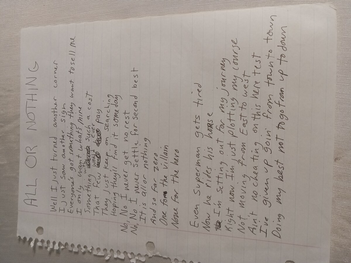 Item 737 — ALL OR NOTHING, picture 2 of 2