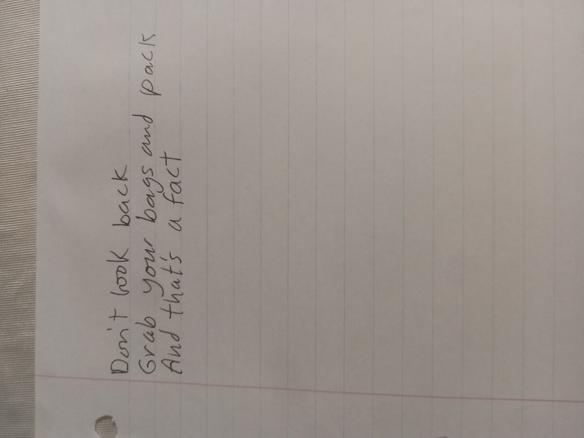 Item 981 — Don't look back, picture 2 of 2