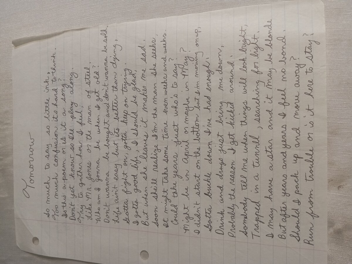 Item 193 — Tomorrow, picture 3 of 3