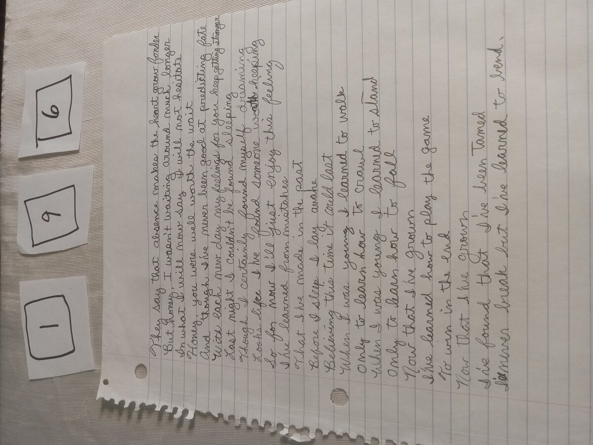 Item 196 — They say that absence makes the heart grow fonder, picture 1 of 1