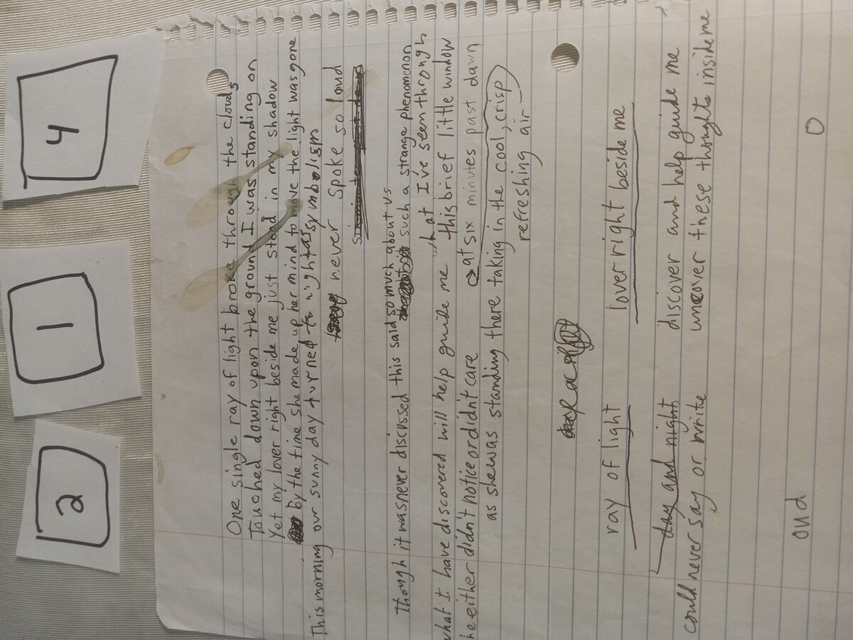 Item 214 — One single ray of light broke through the clouds, picture 2 of 3