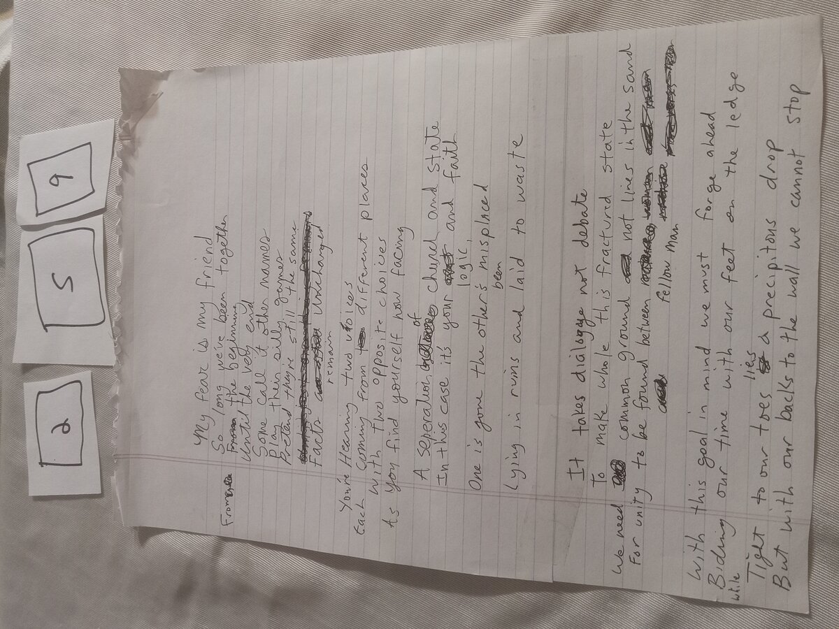 Item 259 — My fear is my friend, picture 1 of 1