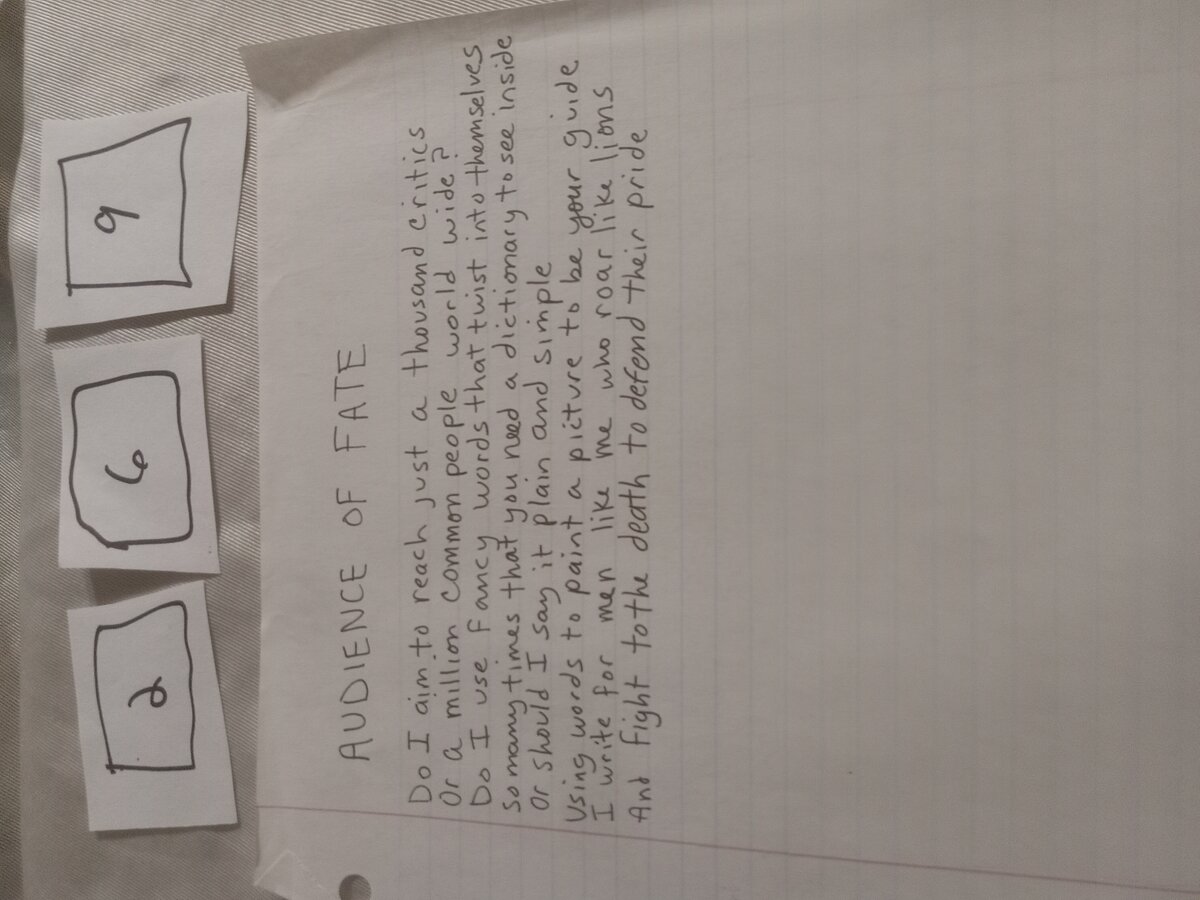 Item 269 — AUDIENCE OF FATE, picture 1 of 1