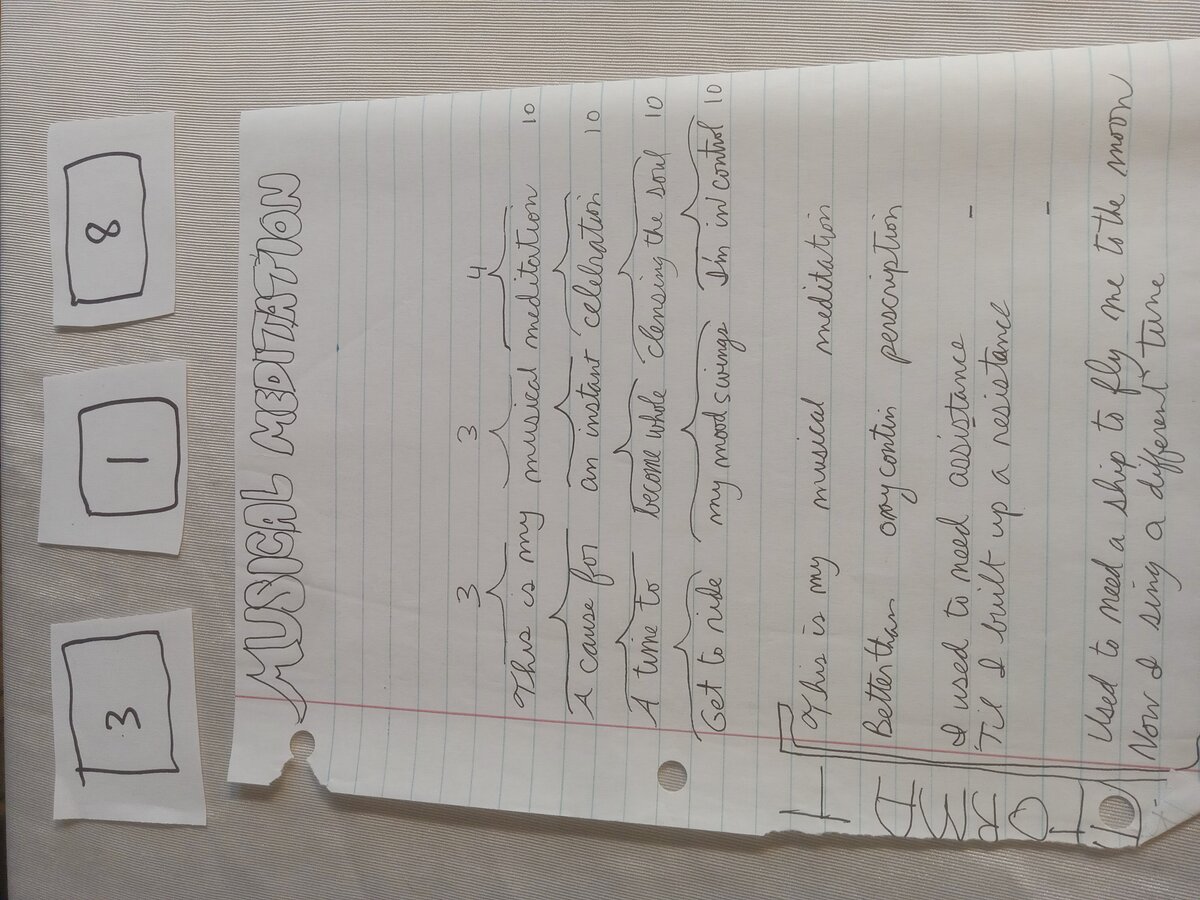 Item 318 — MUSICAL MEDITATION, picture 1 of 1