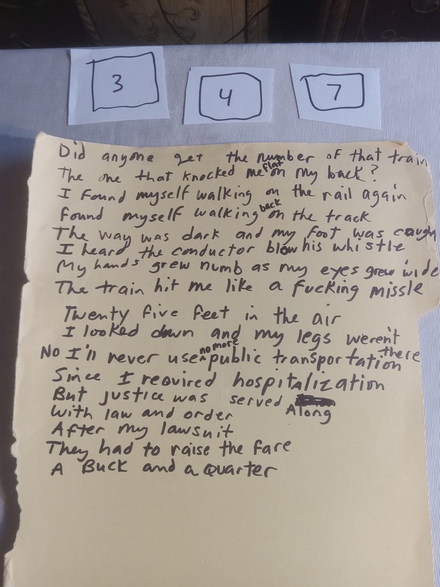 Item 347 — Did anyone get the number of that train, picture 1 of 1