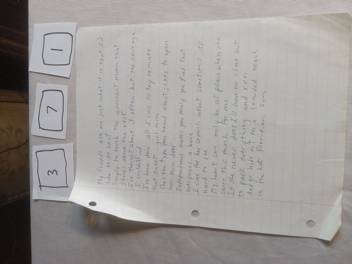 Item 371 — My friends ask me just what it is that I'd like to do best, picture 2 of 2