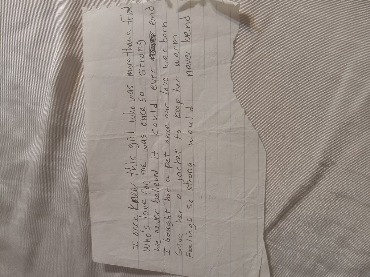 Item 957 — I once knew this girl who was more than a friend, picture 2 of 2