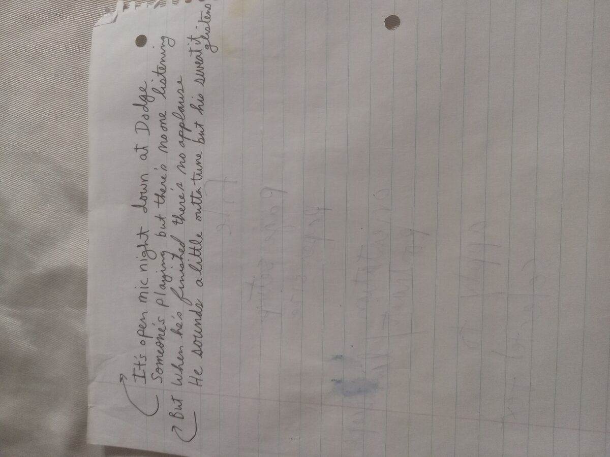 Item 960 — It's open mic night down at Dodge, picture 3 of 3