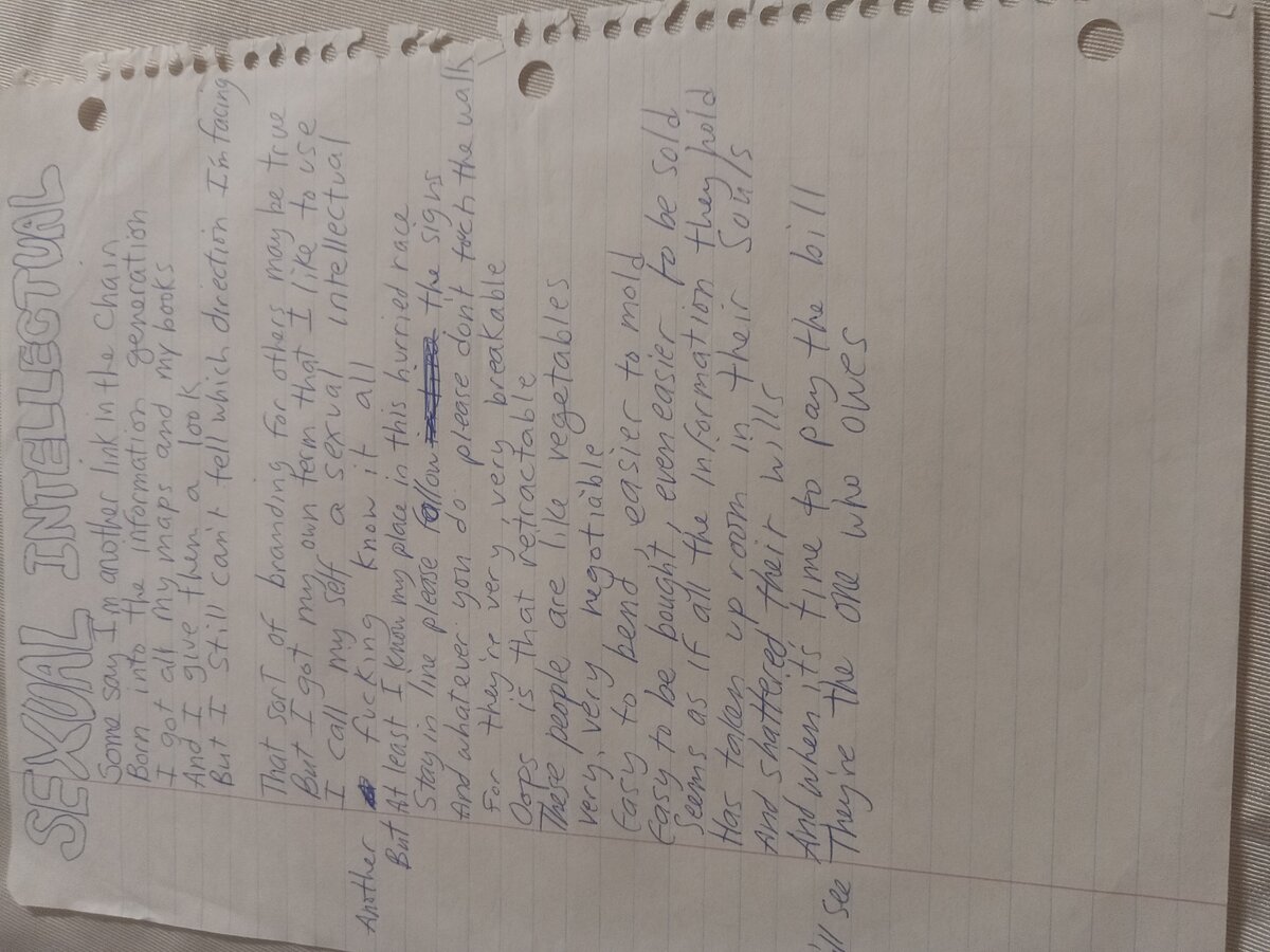 Item 568 — SEXUAL INTELLECTUAL, picture 2 of 2