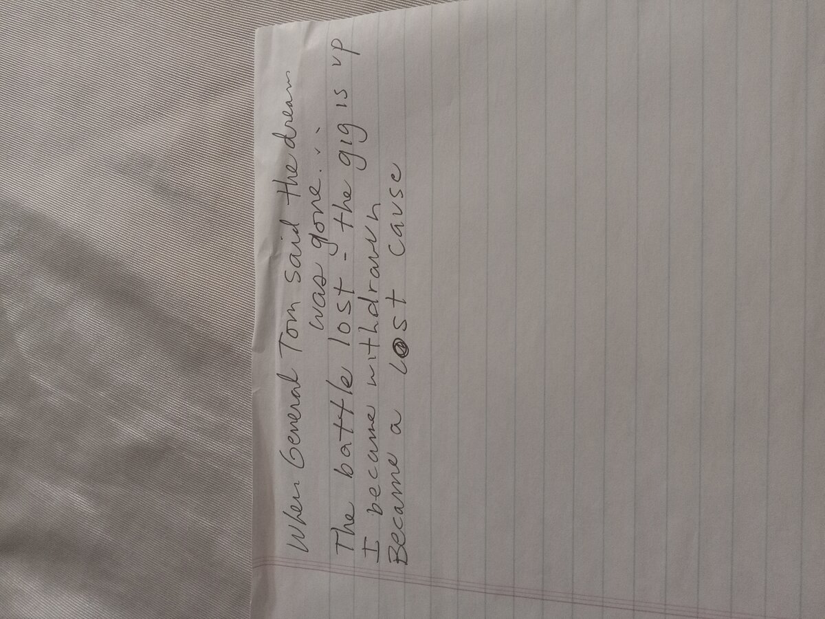 Item 928 — When General Tom said the dream, picture 2 of 2