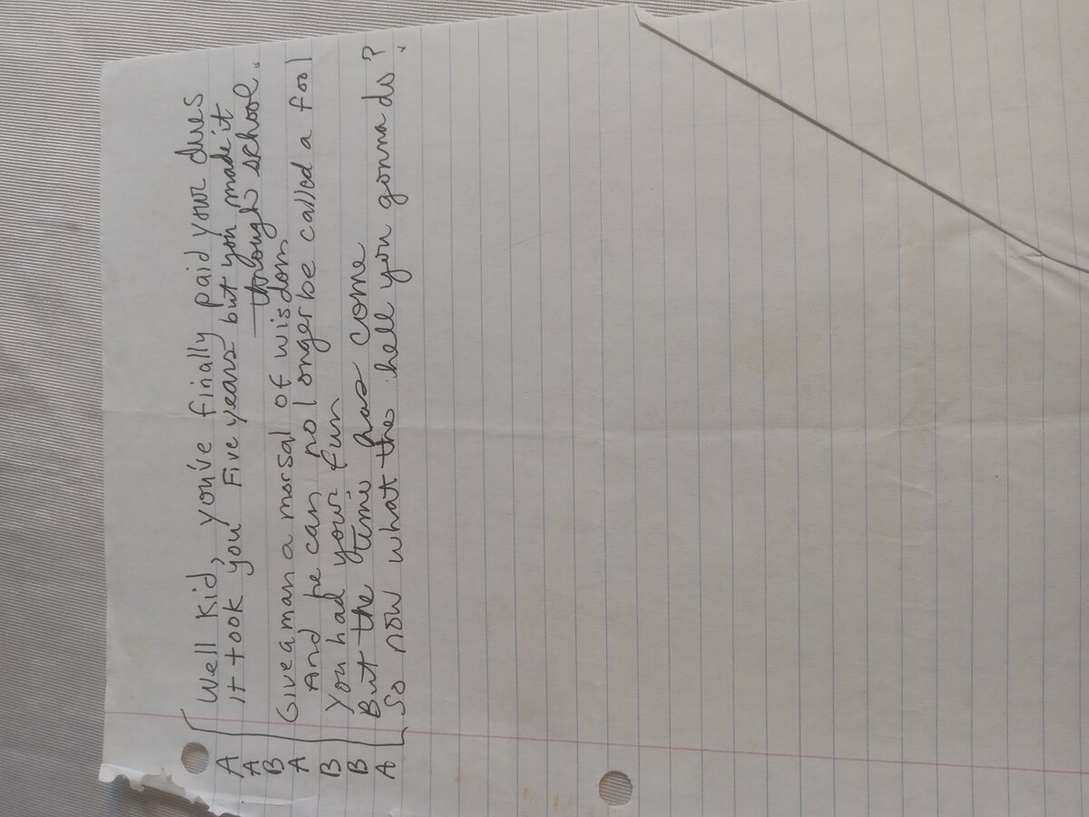 Item 905 — Well kid, you've finally paid your dues, picture 2 of 2