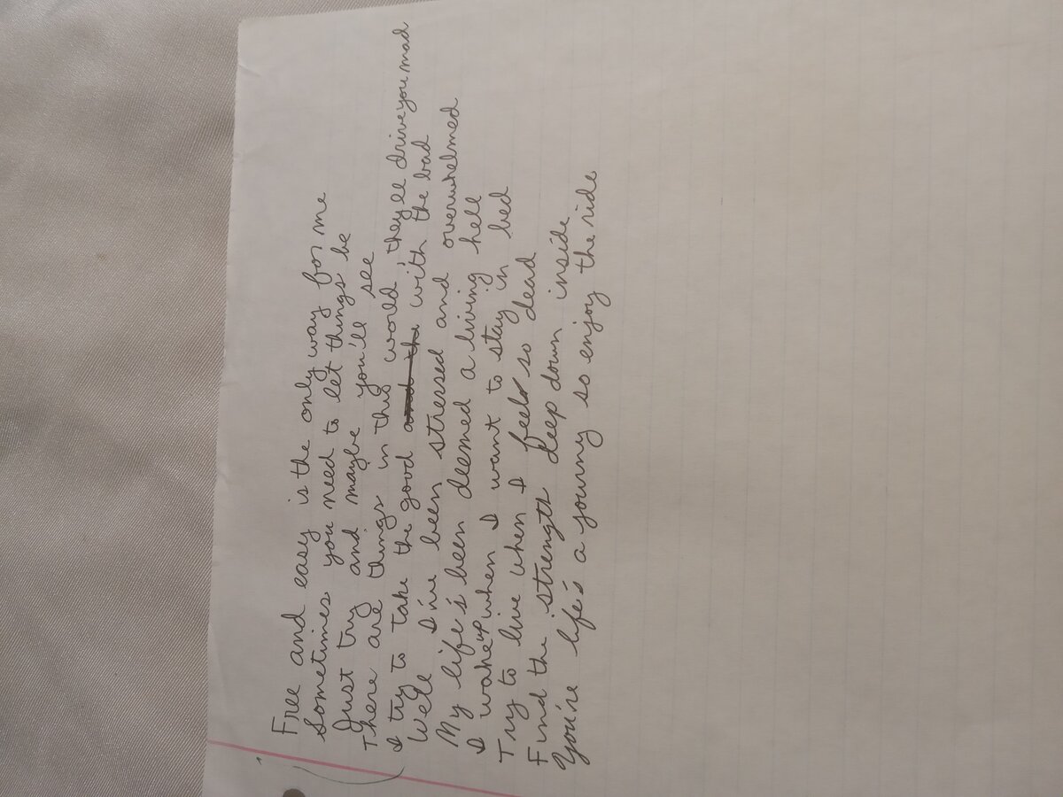 Item 719 — Free and easy is the only way for me, picture 2 of 2