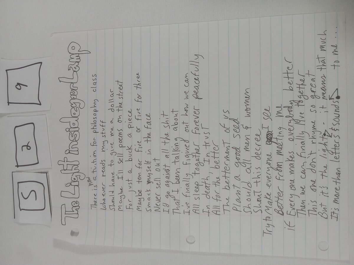 Item 529 — The Light inside your Lamp, picture 1 of 3
