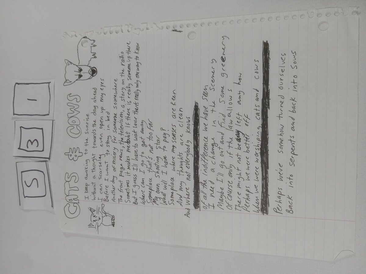 Item 531 — As a kid I thought alot, picture 2 of 3