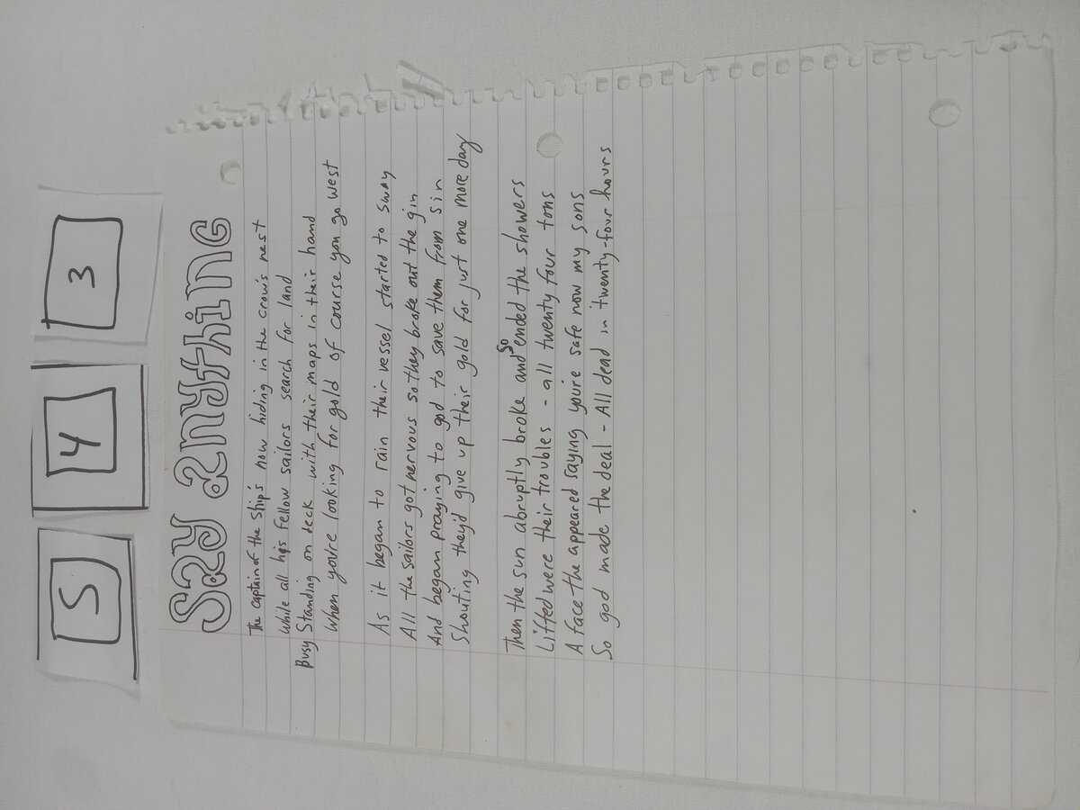 Item 543 — Say anything, picture 1 of 2