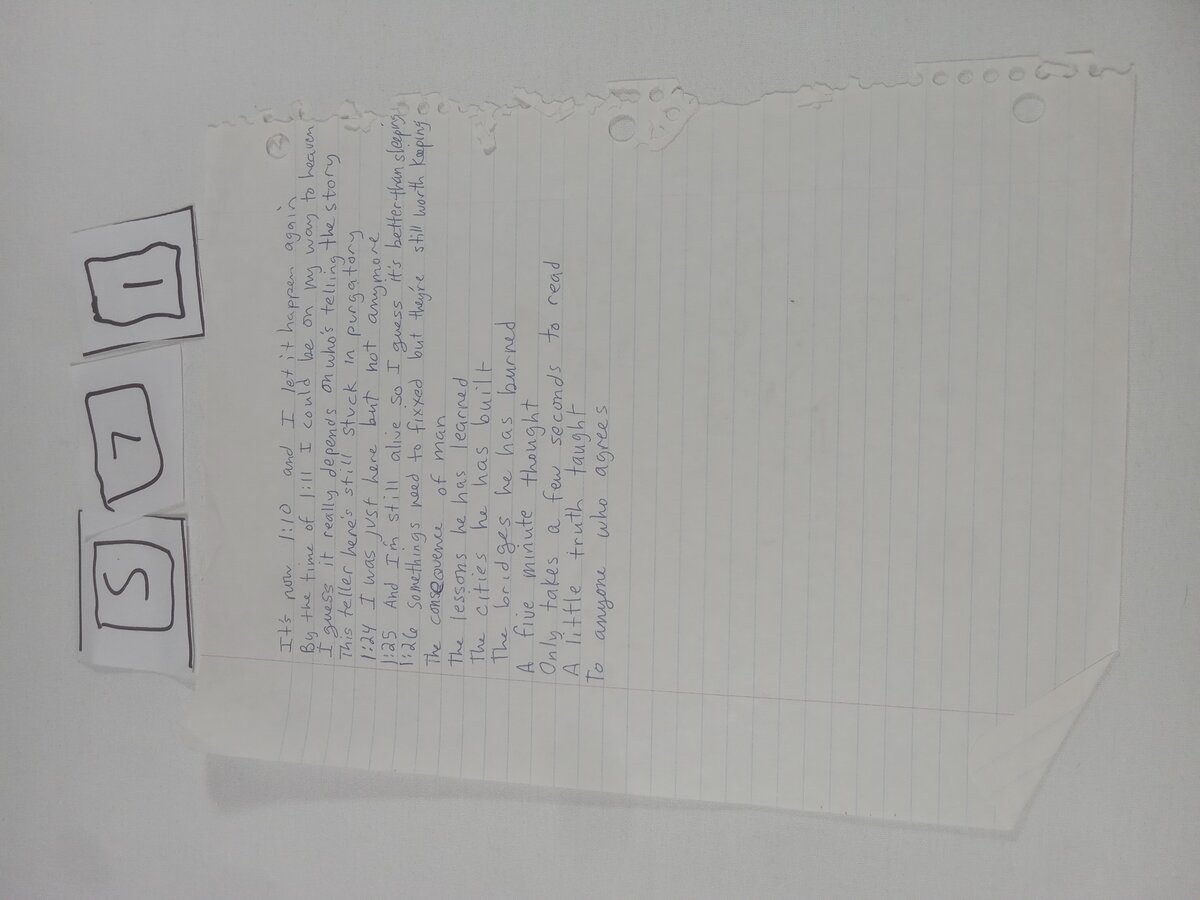 Item 571 — It's Now 1:10 and I Let It Happen Again, picture 1 of 2